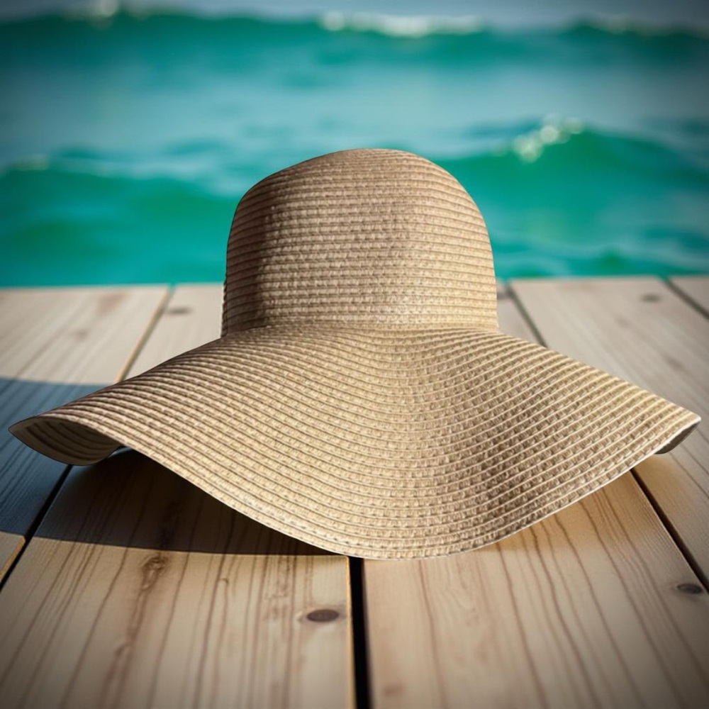Serra Tan Wide Brim Hat